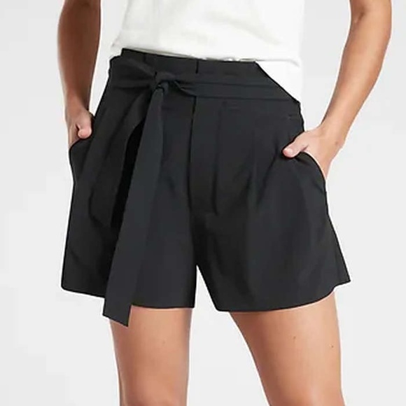 Zara Pants - NWT ZARA  High Waist Paperbag shorts size S